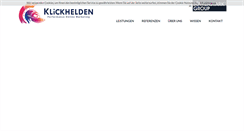 Desktop Screenshot of klickhelden.com
